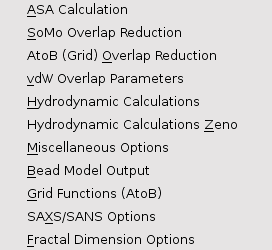 Modify SOMO Options